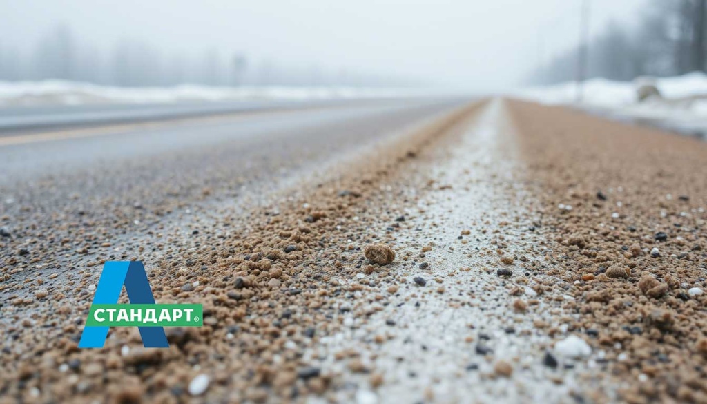 Пескосоль на дороге