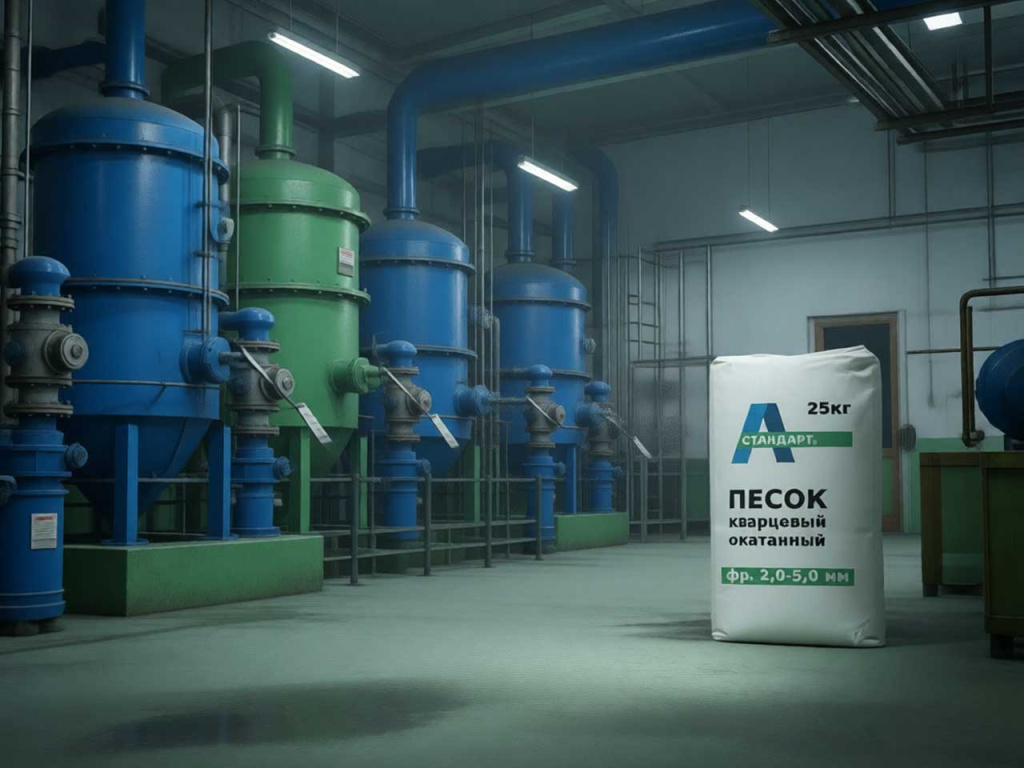 Кварцевый песок 2 5 мм