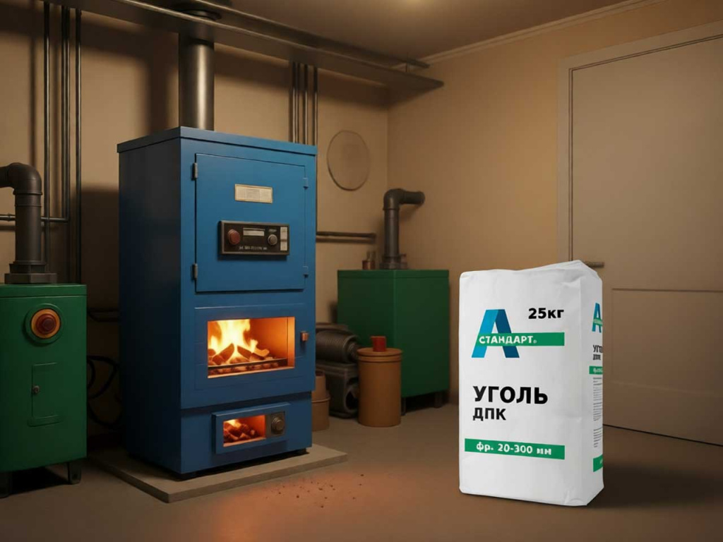 Уголь ДПК для домашней котельной.