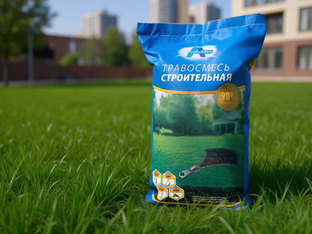 Семена газона А-Стандарт Строительные