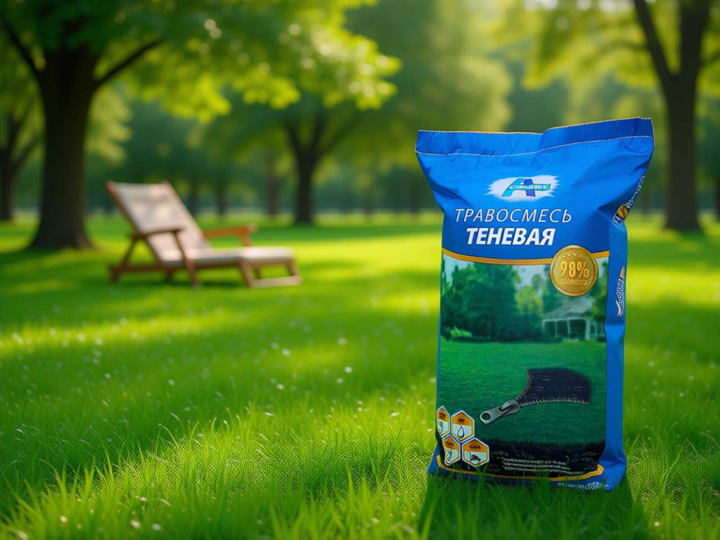 Теневой газон из травосмеси