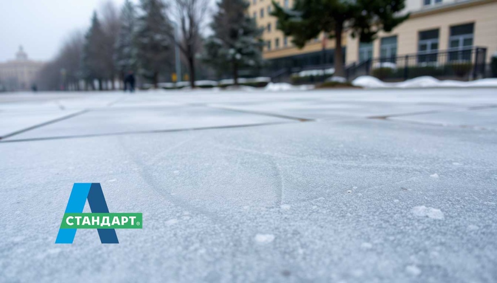 Ледяной тротуар