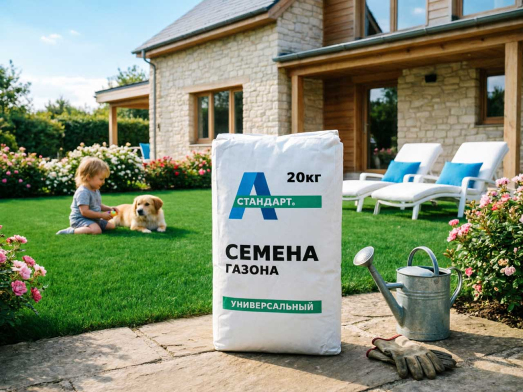Семена газонной травы 20 кг.