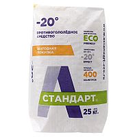 Антигололедный реагент А-Стандарт -20°C, 25 кг