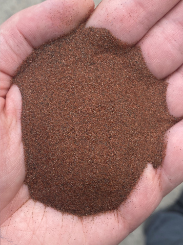 Гранатовый песок JH Mining 120 mesh, фракция 0,1-0,2 мм, 25кг заказать с доставкой фото 4