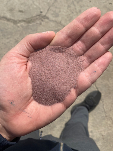 Гранатовый песок GMA Garnet 120 mesh, фракция 0,1-0,2 мм, 25кг фото 4