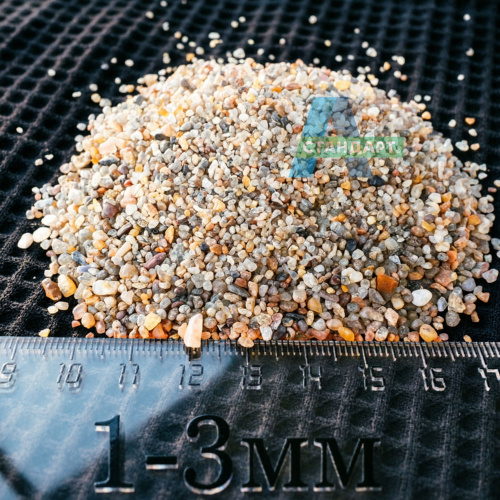 Кварцевый песок, фр. 1,0-3,0 мм, природный фото 2