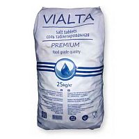 Таблетированная соль Vialta, 99,8%, 25кг