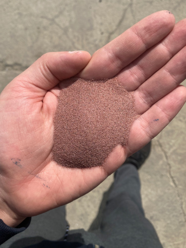 Гранатовый песок GMA Garnet 80 mesh, фракция 0,15-0,3 мм, 25 кг фото 3